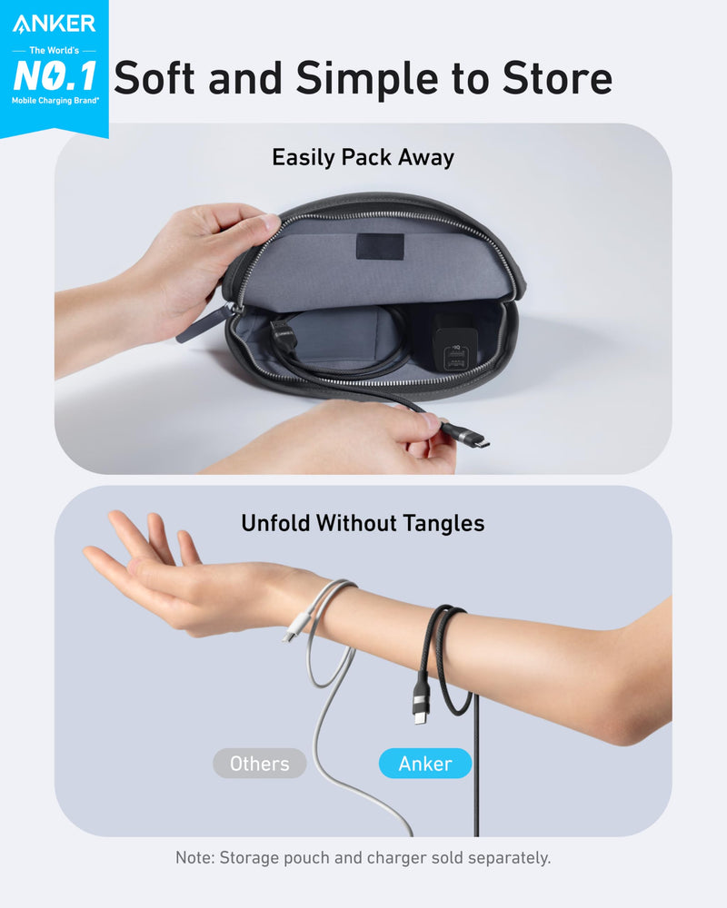 Load image into Gallery viewer, Anker USB-A to USB-C Cable (3 ft / 6 ft, Upcycled-Braided)
