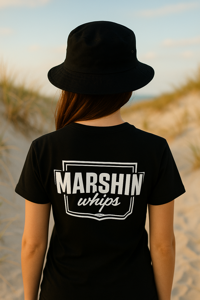 Load image into Gallery viewer, Marshin Whips Black Bucket Hat
