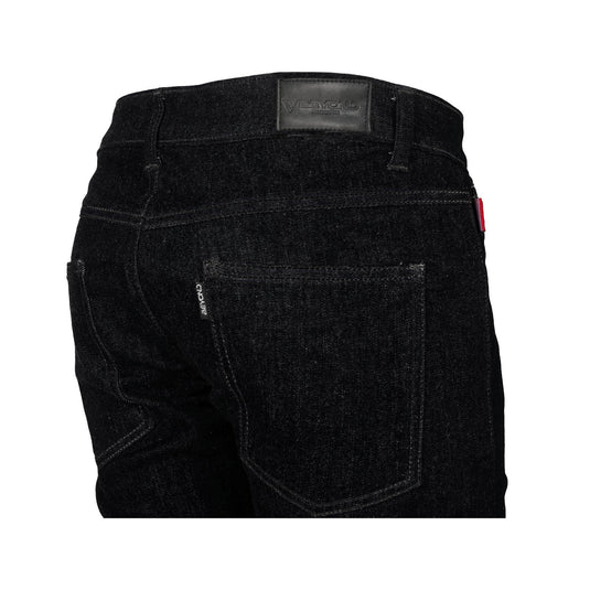 Straight Leg Protective Denim Pants (Jeans) - Black