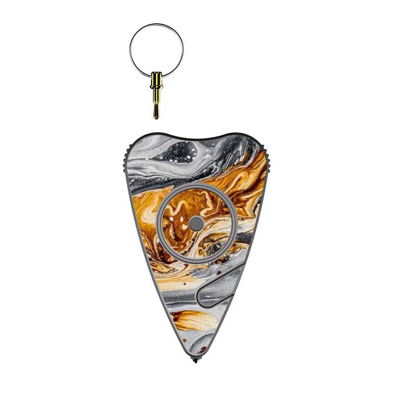 Load image into Gallery viewer, Secure Alert Personal Safety Keychain Alarm (Black Marble)
