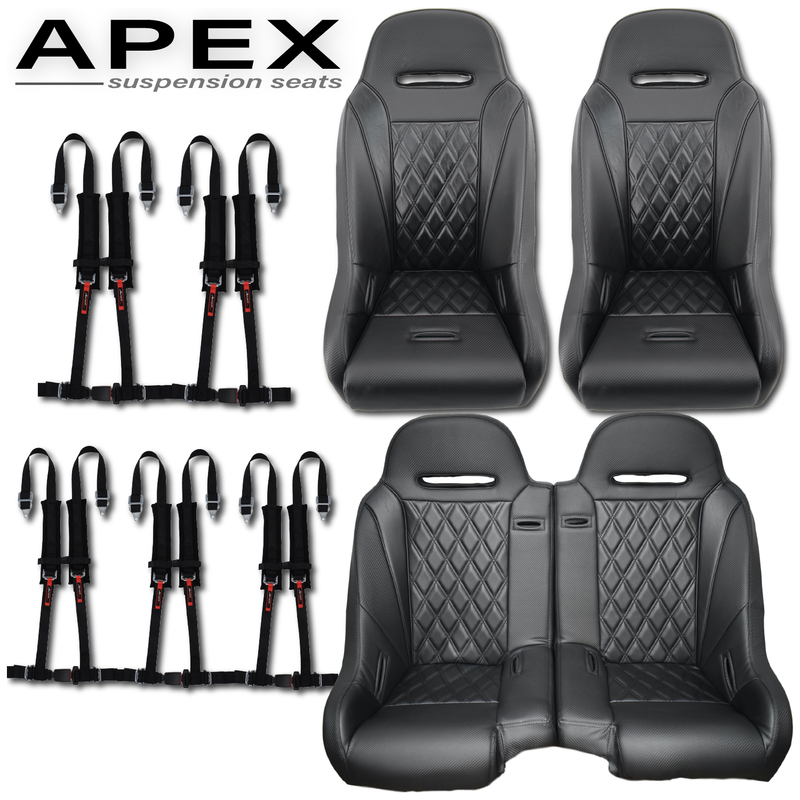 Load image into Gallery viewer, Aces Racing - 2024+ Polaris XP Bench Seat and Bucket Seat Combo
