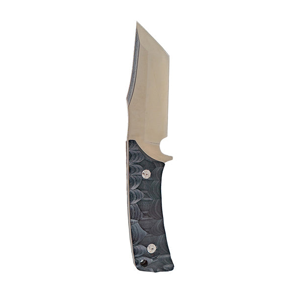 Load image into Gallery viewer, Fixed Blade Knife D2 Steel Rosewood or Ebony Handles - Hunting Leather Sheath
