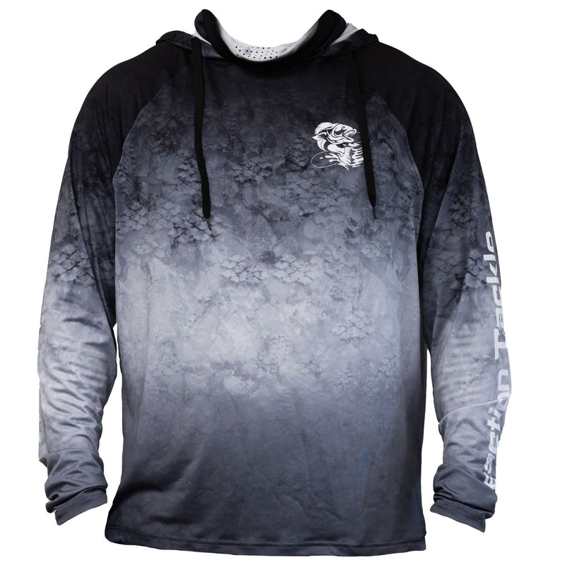 Load image into Gallery viewer, Reaction Tackle SPF UPF 50+ Long Sleeve/Hood/Gaiter Fishing Shirt
