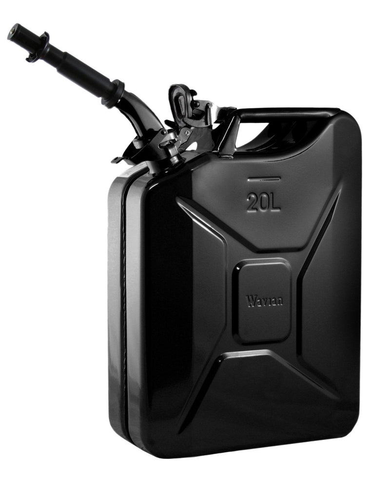 Load image into Gallery viewer, Wavian Fuel Can — the original NATO Steel Jerry Can (20L 5.3 Gal)
