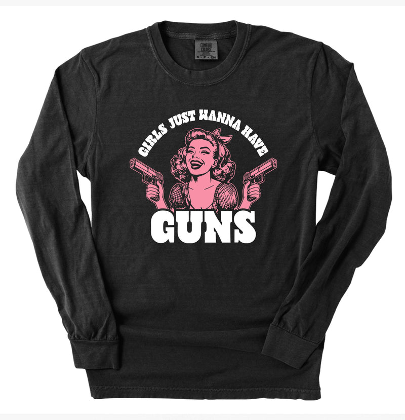 Load image into Gallery viewer, Girls Just Wanna Have Guns (Front Print)
