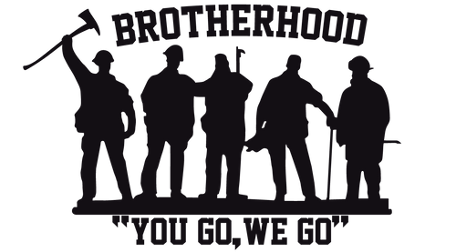 BROTHERHOOD YOU GO WE GO WINDOW DECAL
