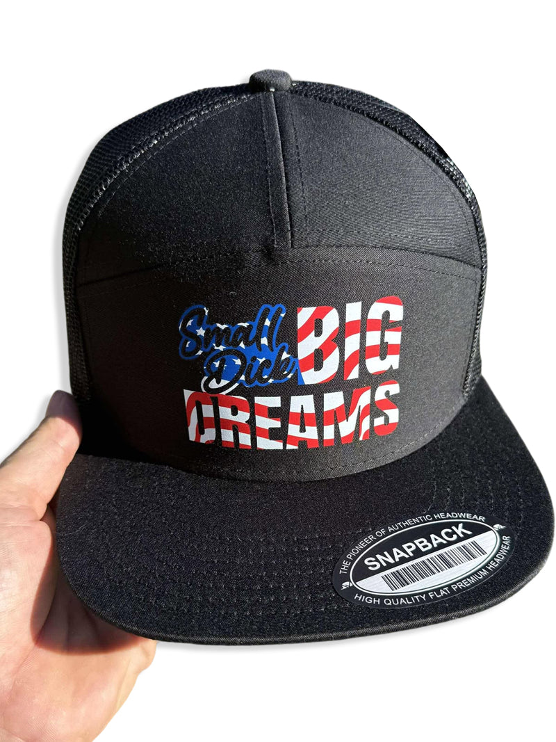 Load image into Gallery viewer, Big Dreams 7 Panel Snapback
