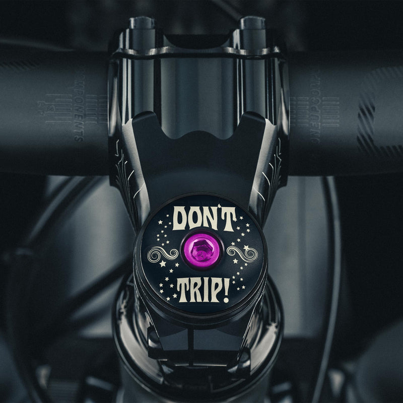 Load image into Gallery viewer, Don't Trip Bicycle Headset Cap
