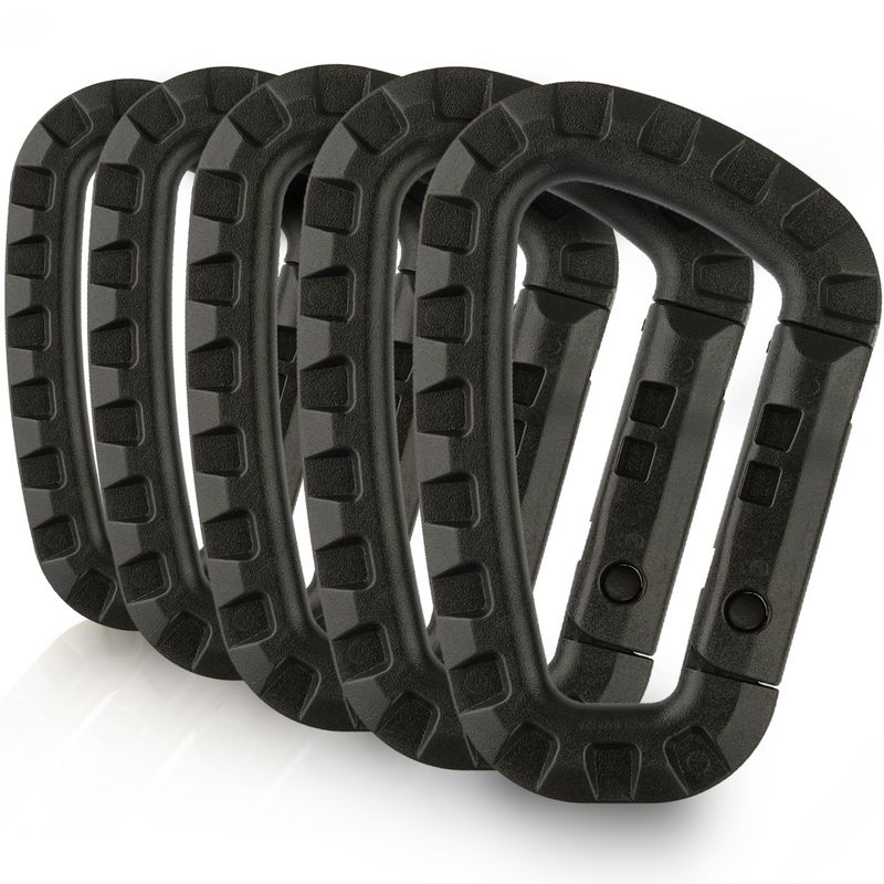 Load image into Gallery viewer, M-Tac Plastic Carabiners (Set of 5)

