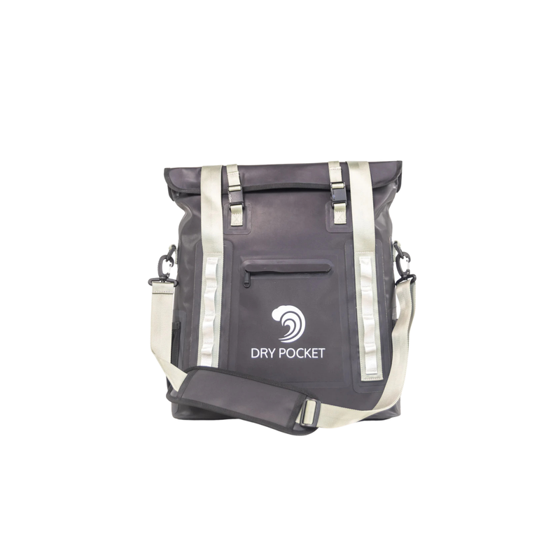 Load image into Gallery viewer, Waterproof Floating Tote Cooler - Black
