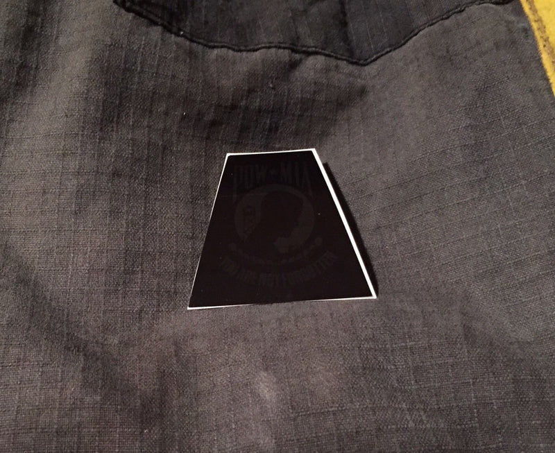 Load image into Gallery viewer, BLACKED OUT POW MIA REFLECTIVE HELMET (TET) TETRAHEDRON
