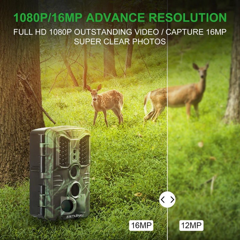 Load image into Gallery viewer, REXING H1 Blackhawk Night Vision Trail Camera Full HD 1920×1080

