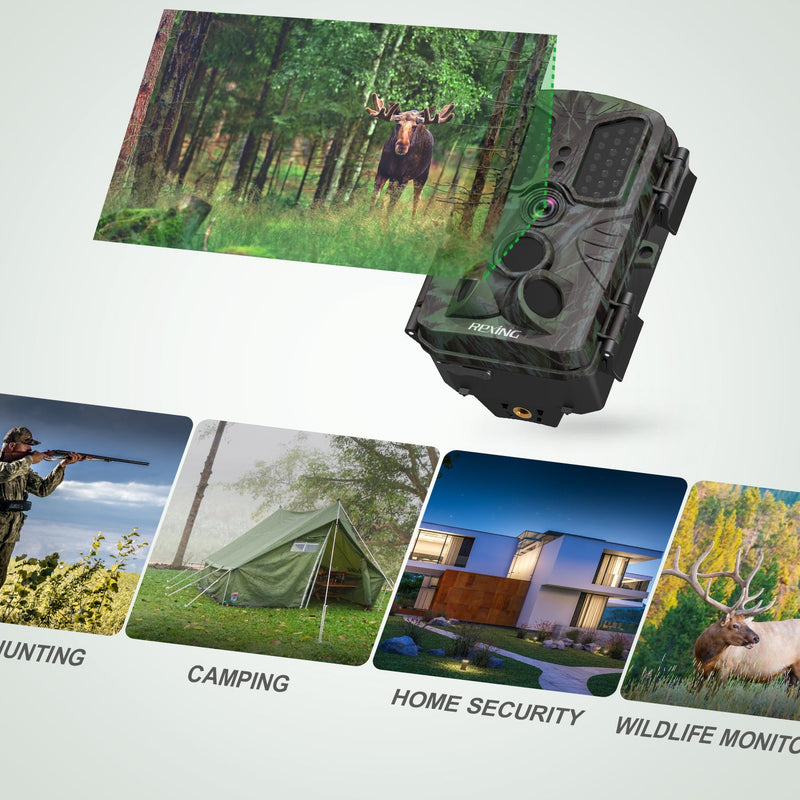 Load image into Gallery viewer, REXING H1 Blackhawk Night Vision Trail Camera Full HD 1920×1080
