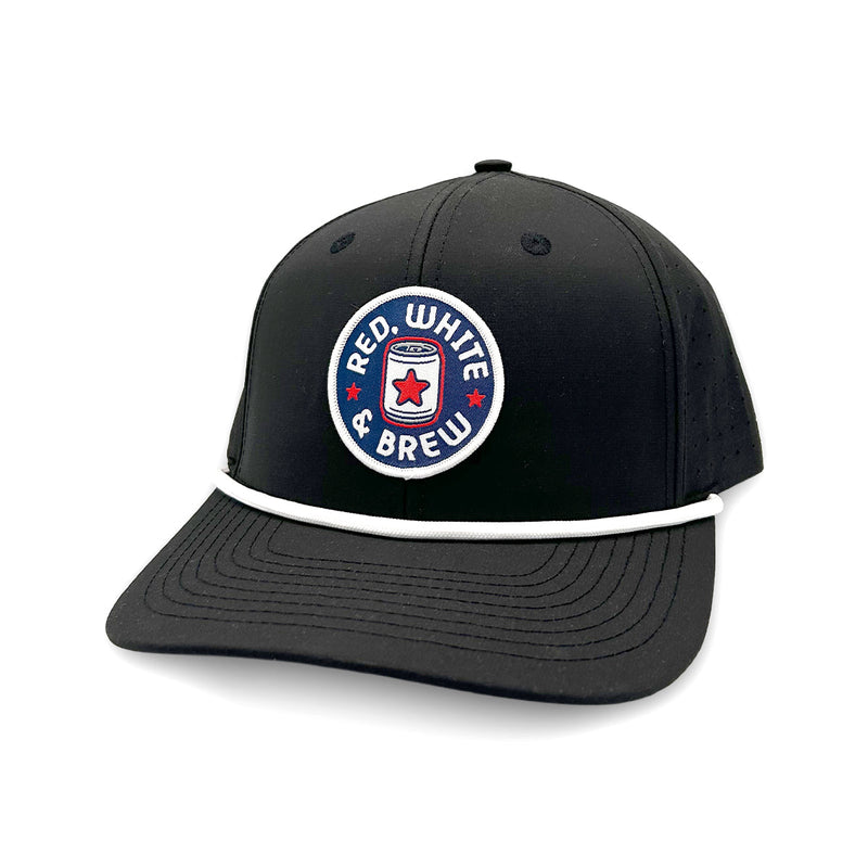 Load image into Gallery viewer, Red White and Brew (Woven Patch)
