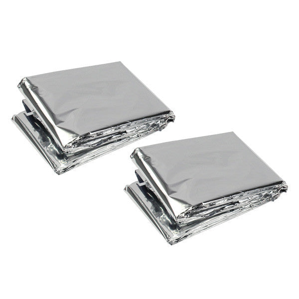 Load image into Gallery viewer, Emergency Survival Blankets - 2 Pack
