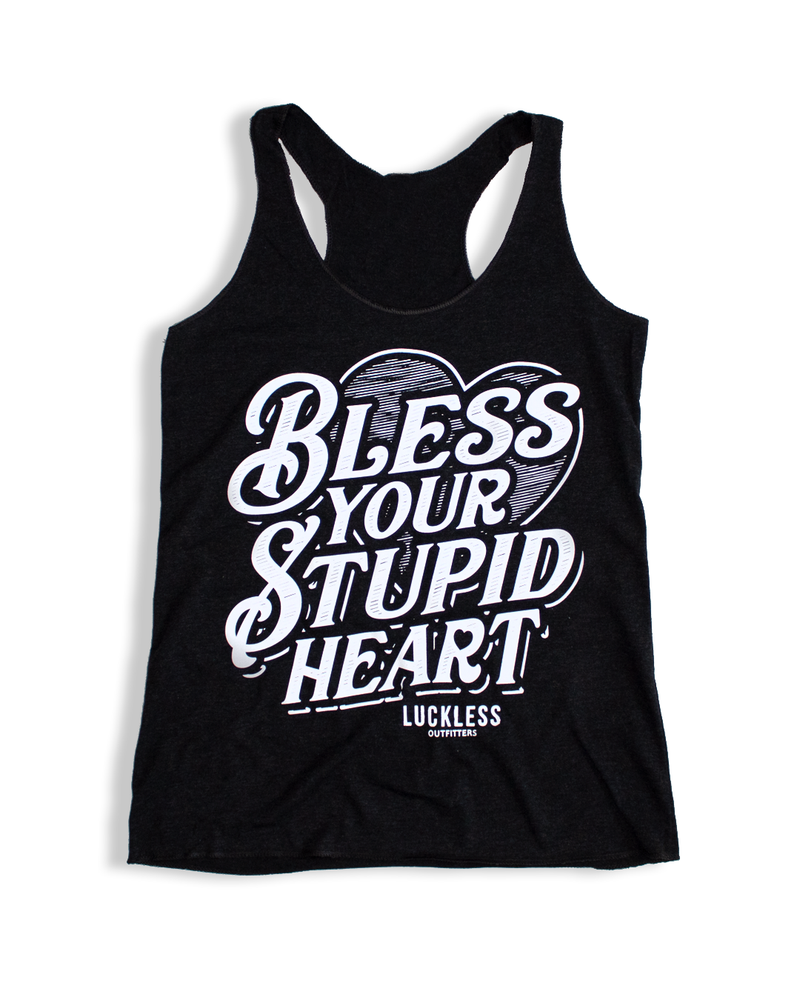 Load image into Gallery viewer, Bless Your Stupid Heart Tank Top
