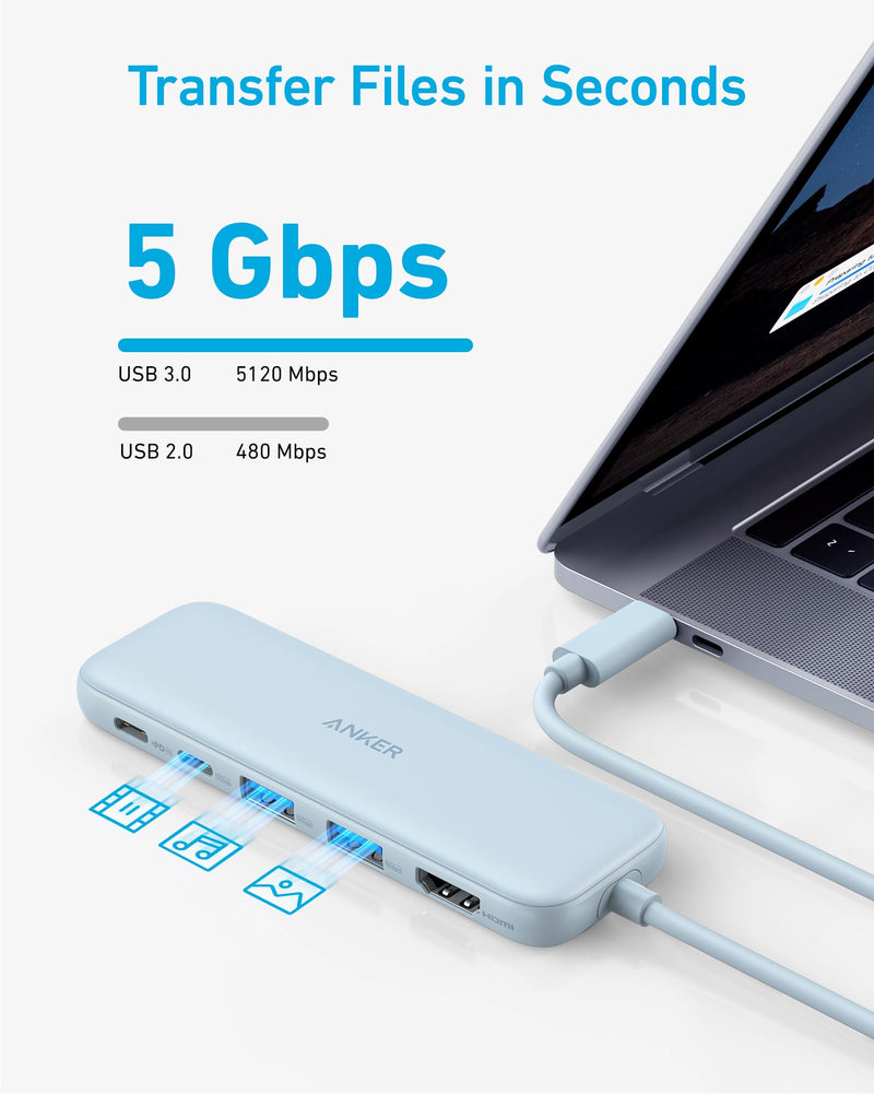 Load image into Gallery viewer, Refurbished Anker <b>332</b> USB-C Hub (5-in-1)
