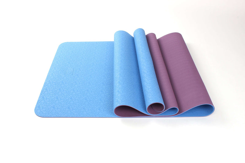 Load image into Gallery viewer, 2-Tone TPE Premium Yoga Mat
