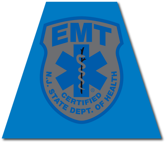 NEW JERSEY SUBDUED EMT REFLECTIVE HELMET (TET) TETRAHEDRON