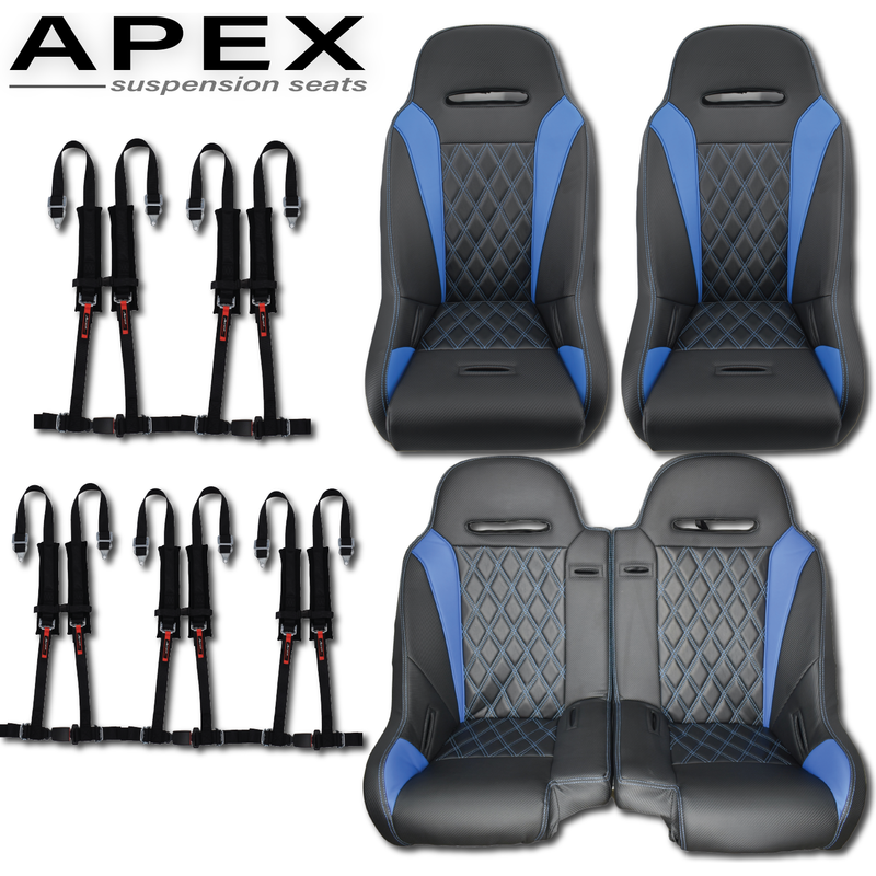 Load image into Gallery viewer, Aces Racing - 2024+ Polaris XP Bench Seat and Bucket Seat Combo

