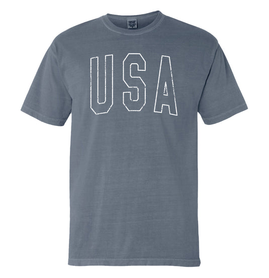 USA Collegiate Solid White (Front)