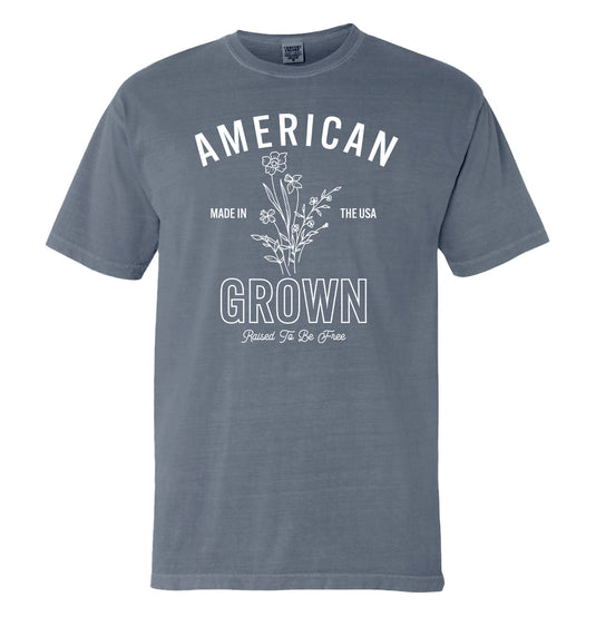 American Grown Raised To Be Free (Front)