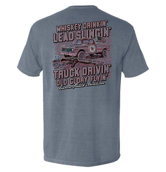 Damn Proud American Red White and Blue