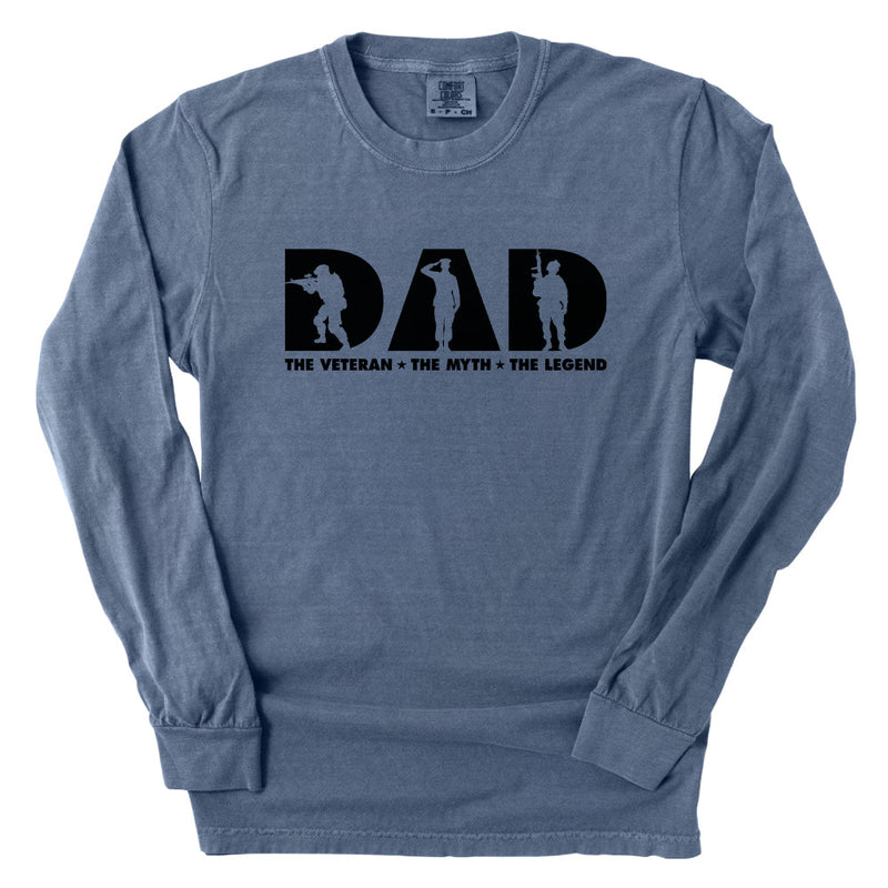 Load image into Gallery viewer, Dad The Veteran The Myth The Legend (Front)
