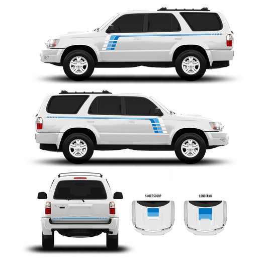 1996-2002 & 2003-2009 4Runner Checkered Stripe Kit
