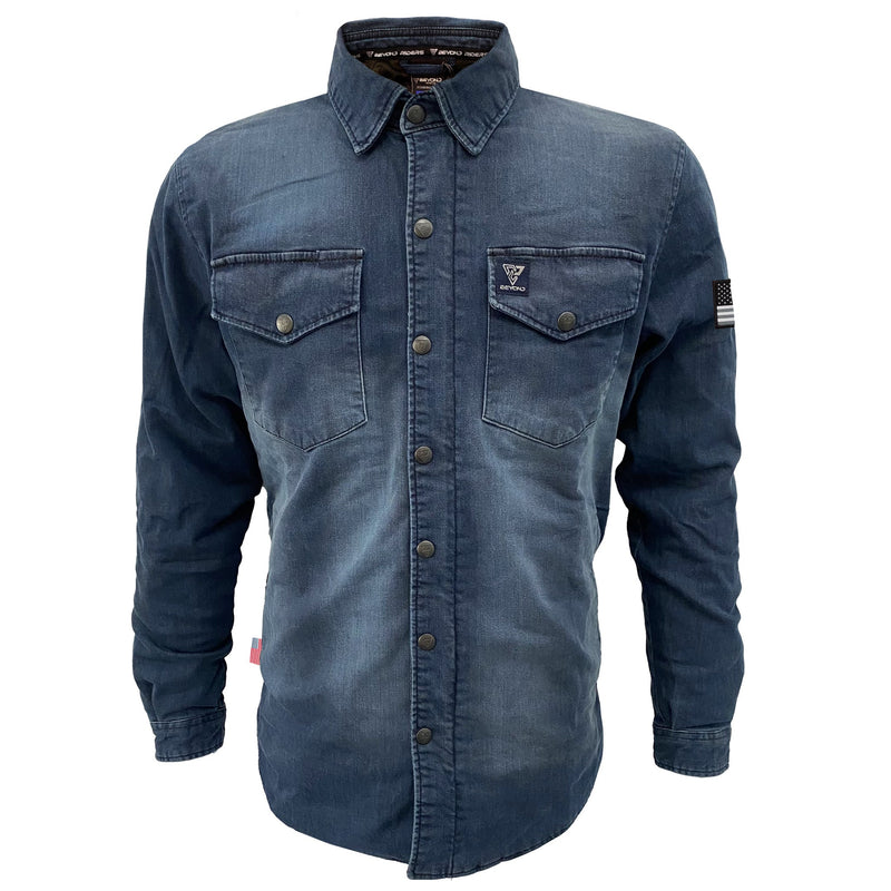 Load image into Gallery viewer, Protective Jeans Jacket - Blue Faded
