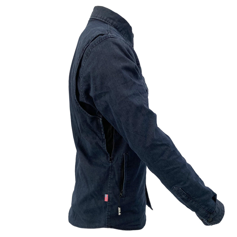 Load image into Gallery viewer, Protective Jeans Jacket - Blue Indigo with Pads
