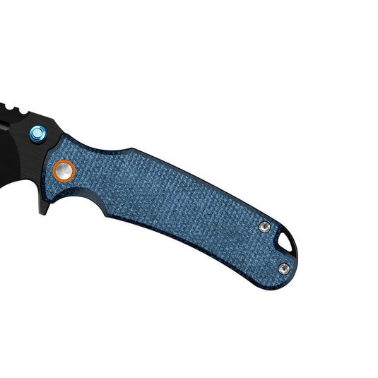 Sharp Blade Premium 14C28N EDC Folding Knife | Micarta | Thumb Stud & Flipper