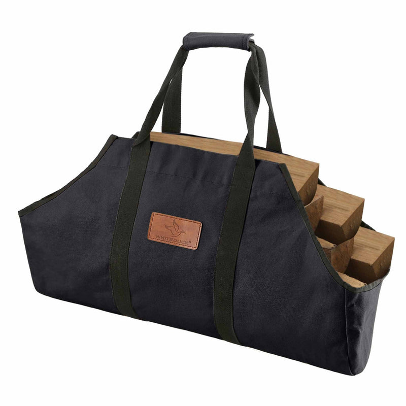 Load image into Gallery viewer, Boat Shape Canvas Firewood Log Carriers
