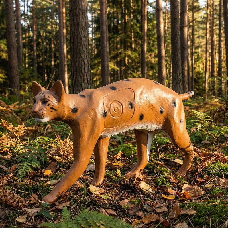 Load image into Gallery viewer, Real Wild 3D Competition Bobcat Archery Target with EZ Pull Foam
