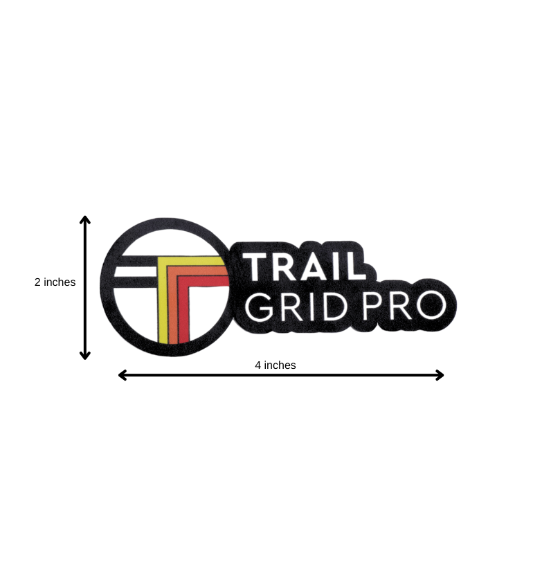 Load image into Gallery viewer, Trail Grid Pro &quot;TRD&quot; 4&quot; Die Cut Sticker
