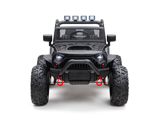 BOOM BOOM The BUFFALO Children's Off-Road Kids Car 24V 4X4 Ride-On Toy with 2 Seats Magic Cars Parental Remote Control - Perfect Present for Little Boys and Girls