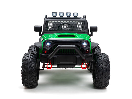 BOOM BOOM The BUFFALO Children's Off-Road Kids Car 24V 4X4 Ride-On Toy with 2 Seats Magic Cars Parental Remote Control - Perfect Present for Little Boys and Girls