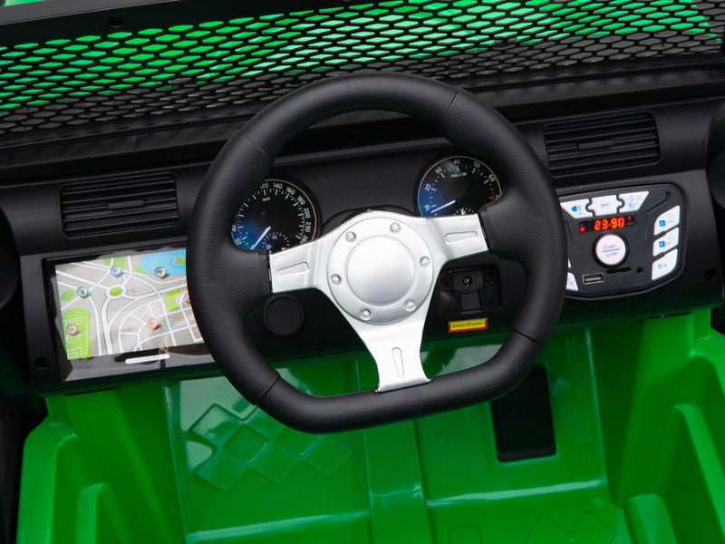 Load image into Gallery viewer, BOOM BOOM The BUFFALO Children&#39;s Off-Road Kids Car 24V 4X4 Ride-On Toy with 2 Seats Magic Cars Parental Remote Control - Perfect Present for Little Boys and Girls
