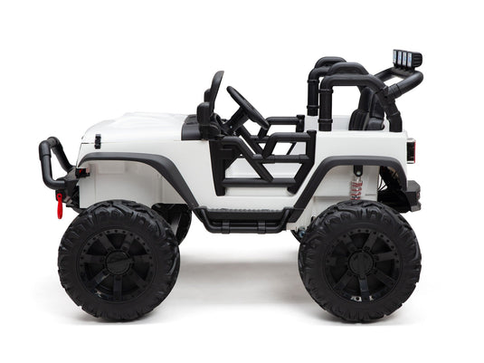 BOOM BOOM The BUFFALO Children's Off-Road Kids Car 24V 4X4 Ride-On Toy with 2 Seats Magic Cars Parental Remote Control - Perfect Present for Little Boys and Girls