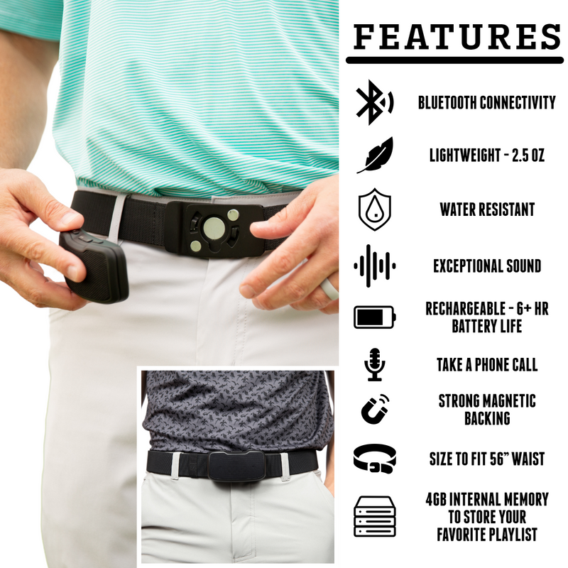 Load image into Gallery viewer, Boomin' Belts - Bluetooth Belt Buckle Speaker
