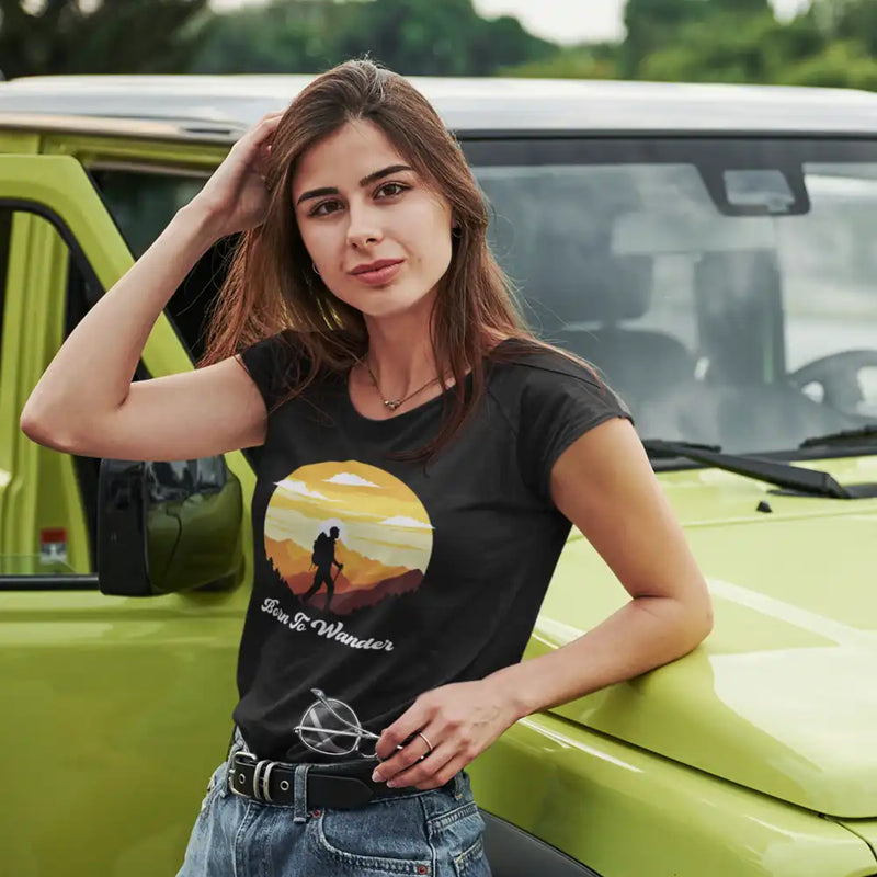Load image into Gallery viewer, Born To Wander T-Shirt for Women
