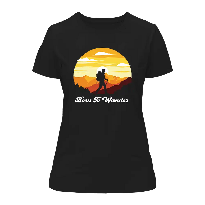 Load image into Gallery viewer, Born To Wander T-Shirt for Women
