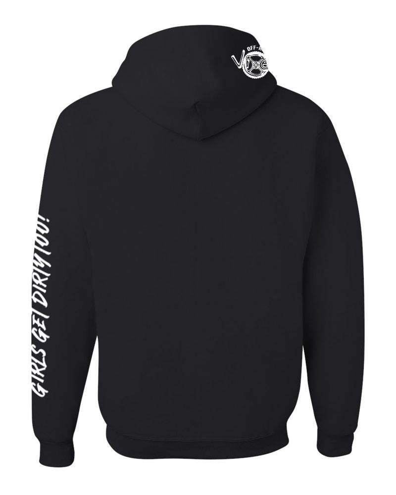 Load image into Gallery viewer, Braaapiness Pullover Hoodie - Snow Bike
