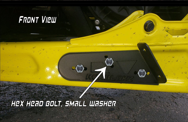 Load image into Gallery viewer, 64" CanAm Maverick X3 FT. Rokblokz Trailing arm Mud Flaps
