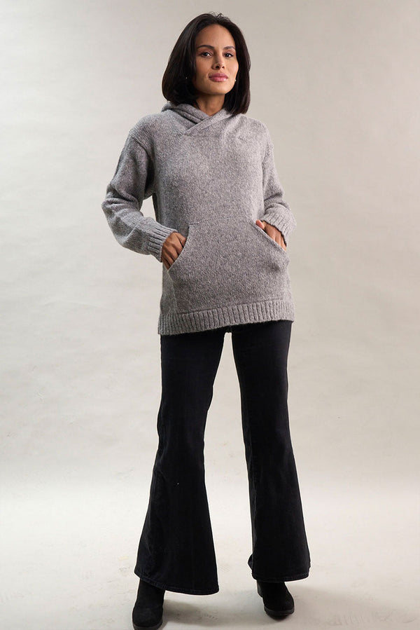 Load image into Gallery viewer, Briana Alpaca Hoodie Pullover
