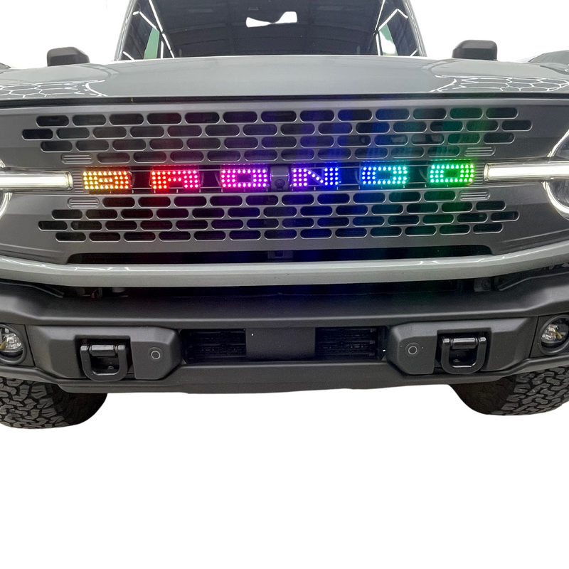 Load image into Gallery viewer, Bronco LED Emblem Letters (Multicolor Flow)
