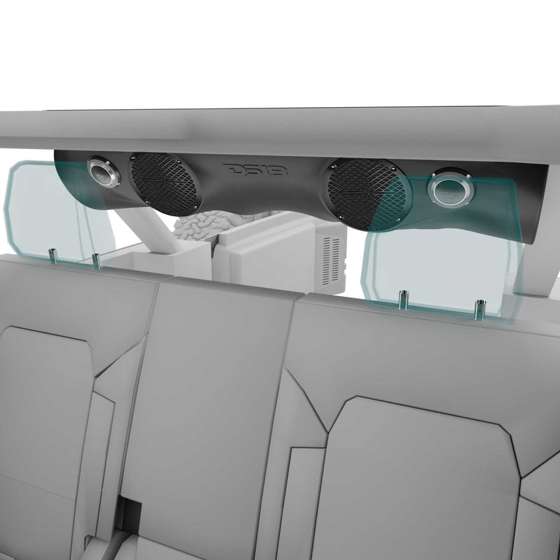 Load image into Gallery viewer, Bronco 6th Gen Rear Overhead Soundbar Loaded – 6x Coaxial Midrange Speakers and Dual Hybrid Tweeters
