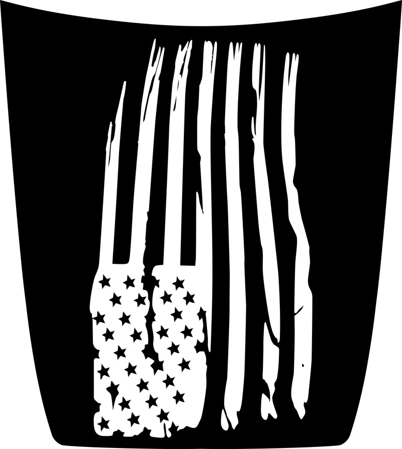 Load image into Gallery viewer, American Flag Hood Decal Cover for 2021-2024 Ford Bronco Sport
