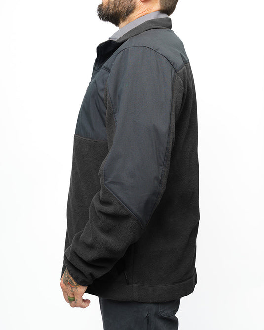 Bruin Fleece Zip Up - Black