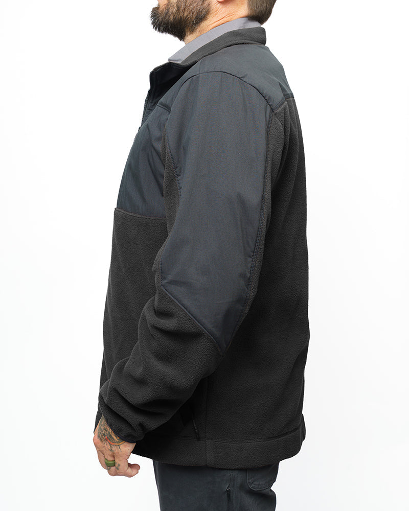 Load image into Gallery viewer, Bruin Fleece Zip Up - Black
